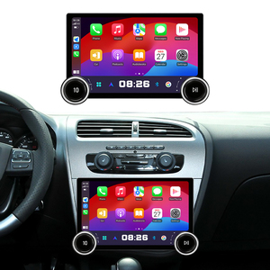 Lecteur multimédia automobile BaoShang Din pour <span class=keywords><strong>Seat</strong></span> <span class=keywords><strong>Leon</strong></span> 2005-2012, système d'exploitation Android, Bluetooth, USB, commande au volant, unité principale - Product Image 1
