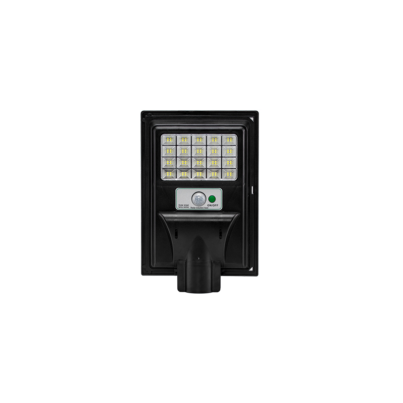 Nuevo estilo Solar integrado al aire libre Luz de calle solar con sensor de movimiento llevó