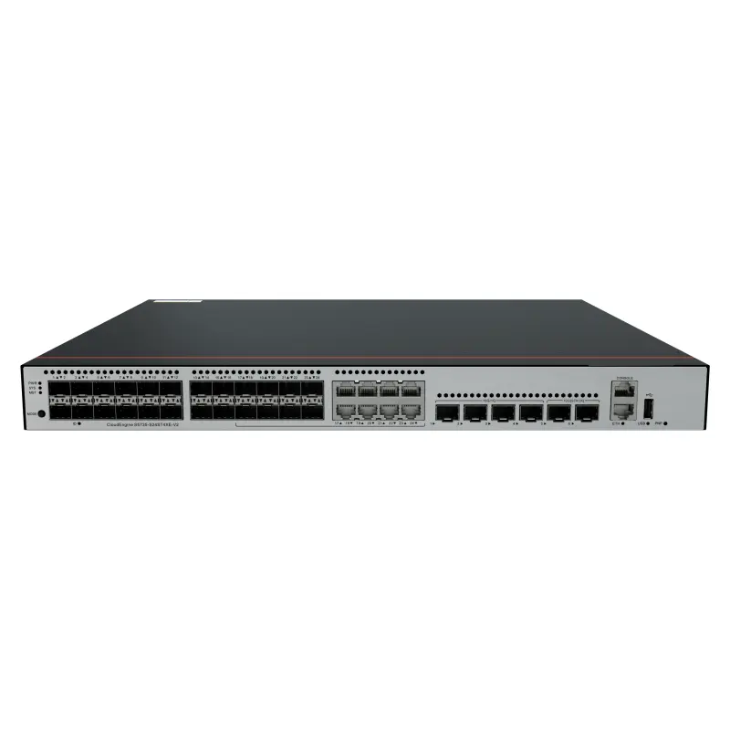 HW CloudEngine S5735-S24ST4XE-V2 24*GE SFP ports, S5735-S-V2 series all-fiber switches