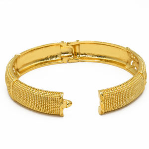 패션 여성용 고품질 맞춤형 금도금 구리 보석 팔찌 결혼식 및 인도용 제조업체 직송 - Product Image 6