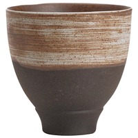 Tasse à thé Kung Fu en céramique artisanale style ancien BAIKE, 80 ml, écologique, petite tasse individuelle, ensemble de thé rétro