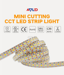 Mini Tira de Luz LED Cortable 2 en 1 de 120 LED, 24V CCT, para Iluminación de Gabinetes, Techos y Hogar - Product Image 2