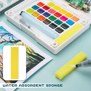 Venta Directa de Juego de Pinturas de Acuarela Sólida de 18 Colores con Dos Pinceles - Product Image 6