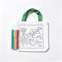 Ensemble de sacs fourre-tout en toile réutilisables à faire soi-même pour les activités créatives parent-enfant, imprimés en sérigraphie sur le thème de la musique, de la mode et des animaux