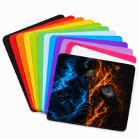 Alas Mouse Gaming Hitam Kain Speed Cloth Permukaan SBR Persegi Panjang 450 X 400 X 3mm Anti-Selip Tersedia untuk Pengaturan Game