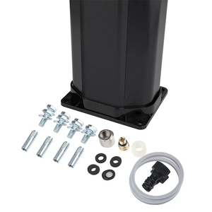Colonne de douche extérieure avec thermomètre, capable d'ajuster la température de l'eau par elle-même, chauffage solaire, portable - Product Image 5