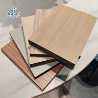 Panneau MDF mélaminé à face bois résistant à l'eau 18 mm 12 mm 4x10 - Laminé double face pour meubles de cuisine, salle de bain, armoire