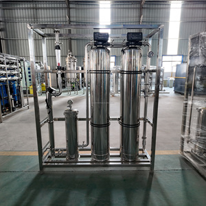 Système d'osmose inverse 1000 LPH avec <span class=keywords><strong>adoucisseur</strong></span> à résine pour le traitement de l'eau dure, purificateur d'eau souterraine industriel automatique PLC - Product Image 2