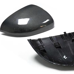 ฝาครอบกระจกมองหลังคาร์บอนไฟเบอร์สำหรับ Mercedes-Benz CLA-Class A180 A200L W177 W118 รุ่นใหม่ สีดำ - Product Image 1