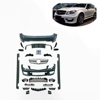 Kit de Carrocería Modificado de Alta Calidad para Mercedes Benz Clase C W204 2011-2014, Actualización a C63 AMG