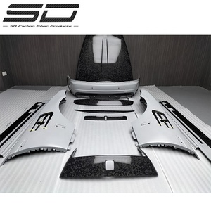 Kit carrosserie en carbone forgé style MSY, ensemble complet pare-chocs avant, pare-chocs arrière, capot, jupes latérales, spoiler pour <span class=keywords><strong>RR</strong></span> <span class=keywords><strong>Wraith</strong></span> - Product Image 3