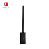 Système de haut-parleurs de colonne alimenté par batterie portable double amplificateur de puissance de classe d basse 10 ''avec Dsp