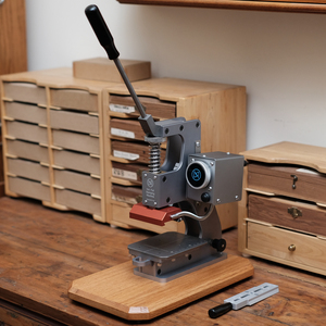 Leather Goods Embossing Machine Small <strong>MIni</strong> Digital Hot Stamping Machine 110V/220V Handmade Craft Infrared Ray Stamping Machine - Product Image 4