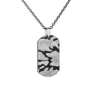 Collier en métal gravé au laser personnalisé, plaque d'identification pour animaux de compagnie vierge personnalisable, pendentif en acier inoxydable pour chien avec logo