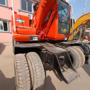 รถขุดดินมือสอง Doosan รุ่น DH150W-7 Doosan 140 150 130 รถขุดล้อยางสภาพดี รถขุดล้อยางมือสอง Doosan Dh150w - Product Image 4