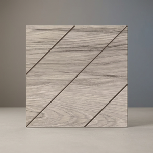 Carreaux de sol en céramique effet bois 30x30cm, aspect planche, mosaïque numérique, décoration intérieure pour salon et bureau - Product Image 2