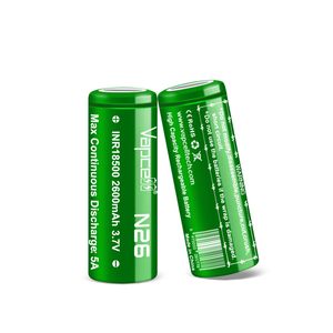 Vapcell 3,7 V 18500 2600mAh 5a N26 Batería de iones de litio <span class=keywords><strong>Recargable</strong></span> con caja de plástico batería de León para <span class=keywords><strong>linterna</strong></span> - Product Image 1
