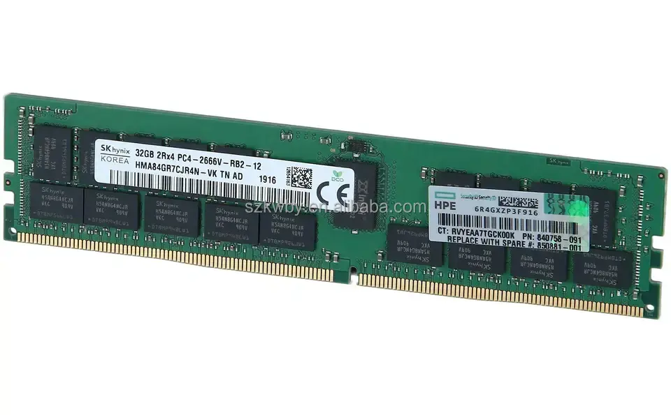 サーバーメモリDdr316gb Ddr4 2666 Ecc Dimm HpeメモリサーバーRAM