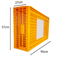 Cage à cailles en plastique en parfait état, élevages avicoles, cages en acier empilables, cages de transport automatiques pour poulets