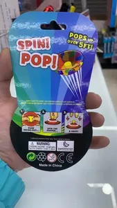 الهيب هوب البوب اللعب المطاط الملونة التمويه وعاء ترتد الغزل الأعلى القفز نصف الكرة كذاب للأطفال - Product Image 5