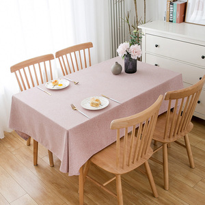 Hiện Đại Đơn Giản Nhà Sử Dụng Khăn Trải Bàn Đặt Handmade Trong Màu Hồng Màu Xám Đồng Bằng Màu Sắc Không Thấm Nước Và Oilproof Bảng Vải - Product Image 4