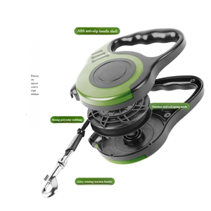 लक्जरी नए स्वचालित टेलीस्कोपिक सुरक्षा विस्फोट-प्रूफ भीड़ पालतू कुत्ते और बिल्ली स्वचालित पट्टा - Product Image 3