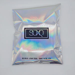 Holographic Poly Shipping <b>Bags</b> Flat Foil Mailing <b>Bag</b> Self Adhesive Waterproof Shipping <b>Bags</b> for <b>Clothing</b> <b>Packaging</b> - Product Image 1