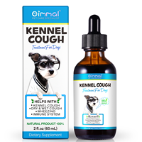 Traitement OIMMAL pour la Toux du Chien : Soulagement des Allergies, Complément Immunitaire pour la Toux Sèche et Humide, et les Ronflements – Flacon Compte-gouttes