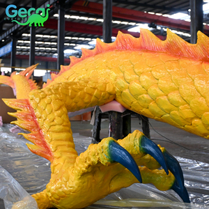 Parc d'attractions Gecai Modèle robotique d'usine de dragons chinois animatroniques à vendre - Product Image 3
