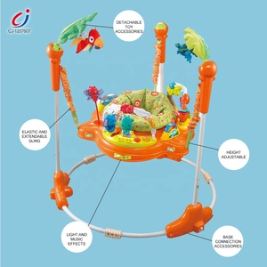 Chengji multifonctionnel bébé chaise de saut drôle en plastique électrique musical trotteur enfant en bas âge réglable sécurité bébé chaise de saut - Product Image 5