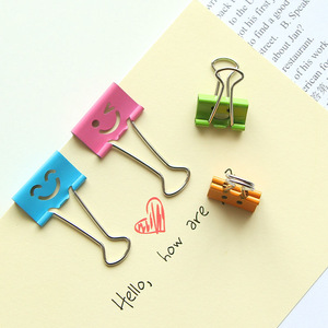 19mm 25mm đầy màu sắc kim loại chất kết dính clip cho văn phòng trường học - Product Image 3