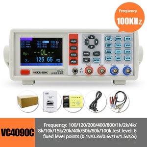 Probador LCR de Puente Digital Versátil Shengli VC4090C, Compatible con Mediciones de Frecuencia de 1 Hz a 100 kHz con Función Continua - Product Image 6