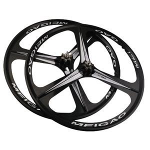 ESUM 3 rayons 26 pouces, <span class=keywords><strong>avant</strong></span> et arrière de vélo, ensemble de roues de vélo en alliage de magnésium pour disque de vélo motorisé Fat Bike, moyeu de jante - Product Image 2