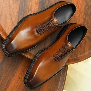 Fashion Business Casual <b>Dress</b> Shoes <b>Mens</b> Hand Woven Cowhide Leather Loafers with Tassel Korean Chukka <b>Boots</b> - Product Image 5