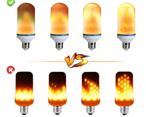 Bóng Đèn <span class=keywords><strong>LED</strong></span> Hiệu Ứng Ngọn Lửa Bán Chạy Nhất E27 E26 Base SMD2835 99 Đèn <span class=keywords><strong>LED</strong></span> Hạt Nhảy Lửa - Product Image 3