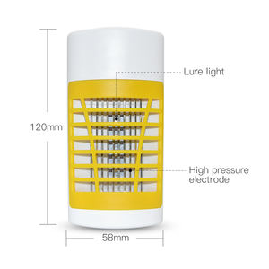 Lámpara Mata Mosquitos Eléctrica UV LED, <span class=keywords><strong>Antimosquitos</strong></span> para Interiores, <span class=keywords><strong>Enchufe</strong></span> Estadounidense, Clasificación IP33, Garantía de 2 Años - Product Image 4