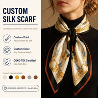 Pañuelo de Seda Artesanal de Lujo para Festival de Música, Pañuelo de Seda de Doble Cara para Cumpleaños, Accesorio de Ropa para Mujer, Formal