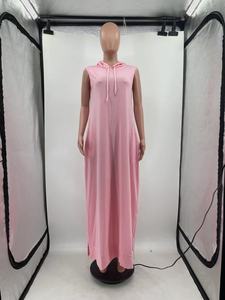 Prodotti Dropshipping in tinta unita <span class=keywords><strong>abbigliamento</strong></span> da donna abiti da donna eleganti stile mantello senza maniche ampio con cappuccio abito da donna - Product Image 5