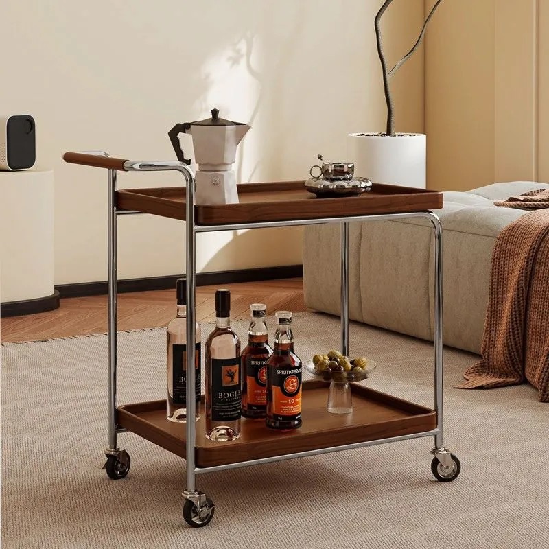 [Bois de noyer] Version à double plateau (couleur noyer)