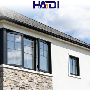 Chinese Design Brown Aluminium Window Frames Stainless Steel Aluminum Alloy Profile Standard Casement Windows Interior windows - Product Image 3