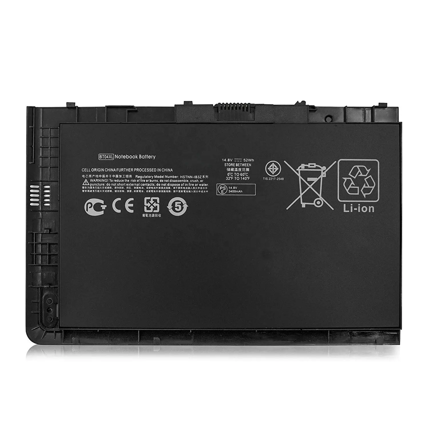 Lo-ion laptop battery BT04XL for HP HP EliteBook Folio 9470m EliteBook Folio 9480m 14.8V 3500mAh