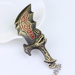 Collana Gioiello del Gioco <span class=keywords><strong>God</strong></span> <span class=keywords><strong>of</strong></span> War, Spada OLYMPUS KRATOS, Lame del Caos, Armi - Product Image 6