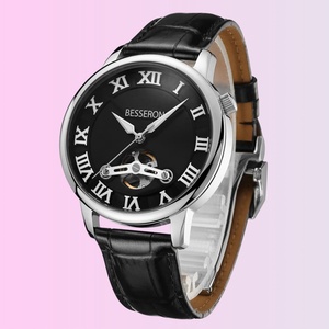Reloj de Lujo para Hombre con Movimiento Mecánico Automático, Caja de Acero Inoxidable 316L, Cristal de Zafiro, Pantalla Digital de 42 mm, Correa de Cuero - Product Image 1