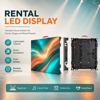 P3.91 P4.81 Layar LED Outdoor Sewa Panel 500*500mm Latar Belakang Gereja Refresh Rate Tinggi 3840hz Video Wall LED Layar Tampilan LED