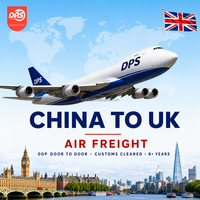Fret aérien rapide, livraison DDP porte-à-porte, consolidation, agent maritime de la Chine vers le Royaume-Uni/LBA4/BHX4, Europe, Allemagne, Espagne