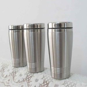 Stainless Steel Tumbler Vacuum <b>Insulated</b> Double Wall Travel <b>Mug</b> With Lid Minimalist Design - Product Image 5