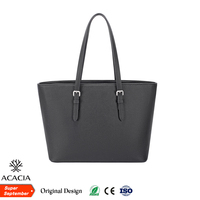Femmes& # Grand sac fourre-tout vintage en cuir PU avec coutures renforcées et design portable