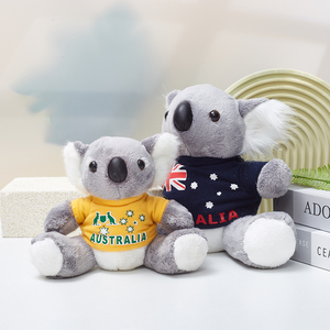 Logotipo personalizado mascota peluche Koala oso Australia moda suave juguete con camisetas PP algodón relleno - Product Image 2