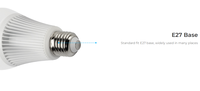 Ampoule LED FUT012 RGB+CCT 9W E26 E27 B22 AC100-240V 2700K-6500K 2.4G sans fil, ampoule LED intelligente pour la maison