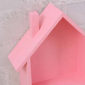 Pared de madera maciza, bonita casa pequeña, estante para habitación de niños, jardín de infantes, comedor, almacenamiento de madera, estante decorativo, partición - Product Image 2